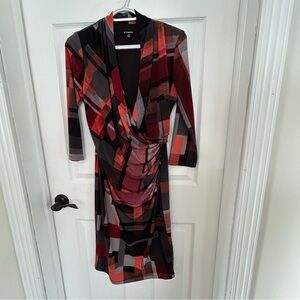 La Chateau Multicolor Geometric Dress